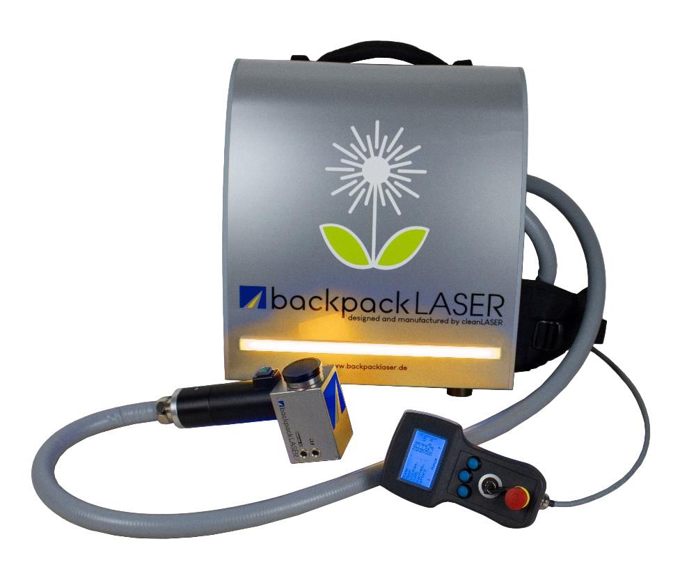 Poză CleanLaser lanseaza noul echipament de curatare cu laser tip rucsac