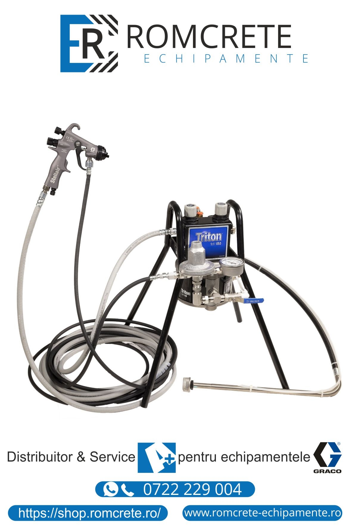 Poză Pompa de vopsit, air operated, Graco, Triton